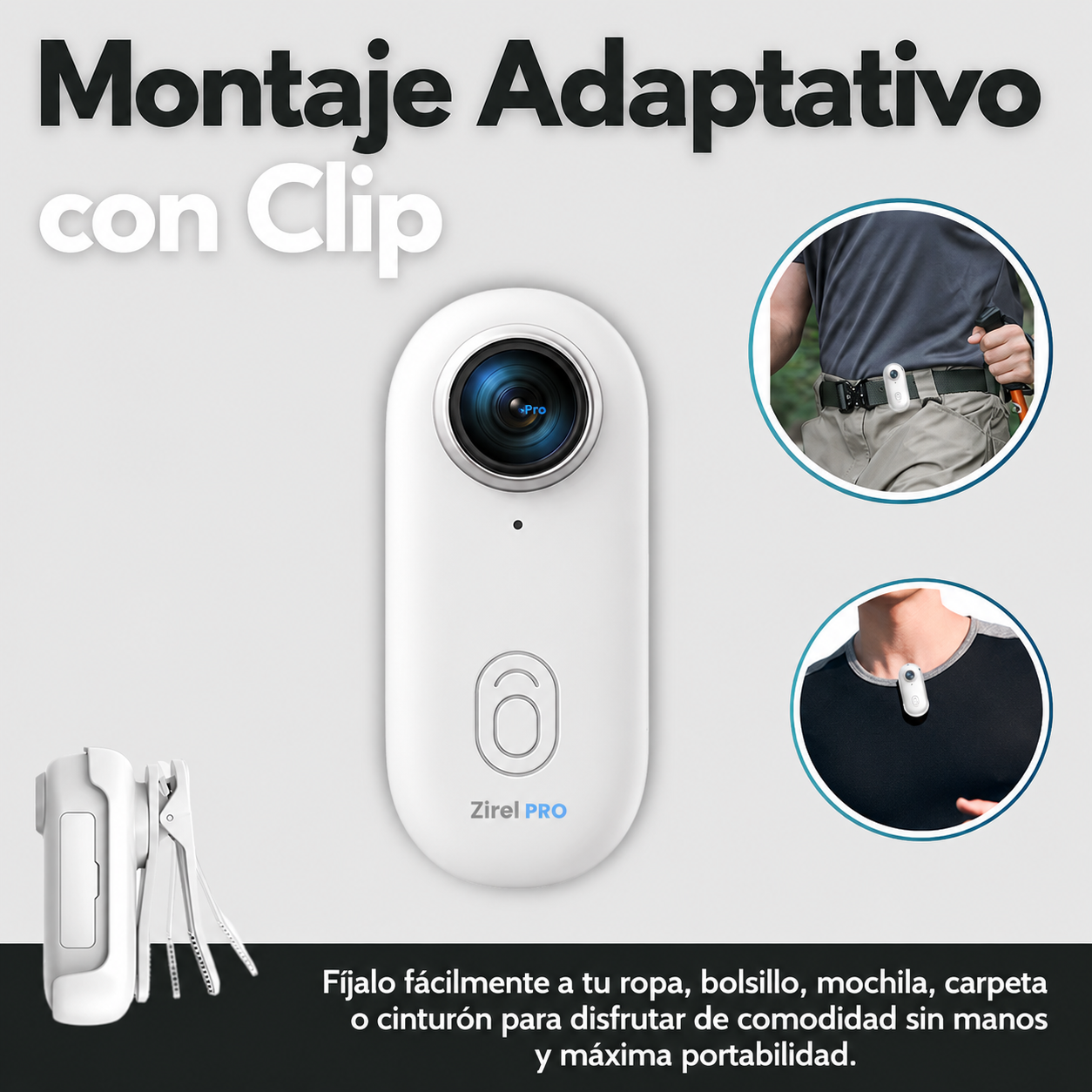 Mini Cámara de Acción 4K - Zirel PRO