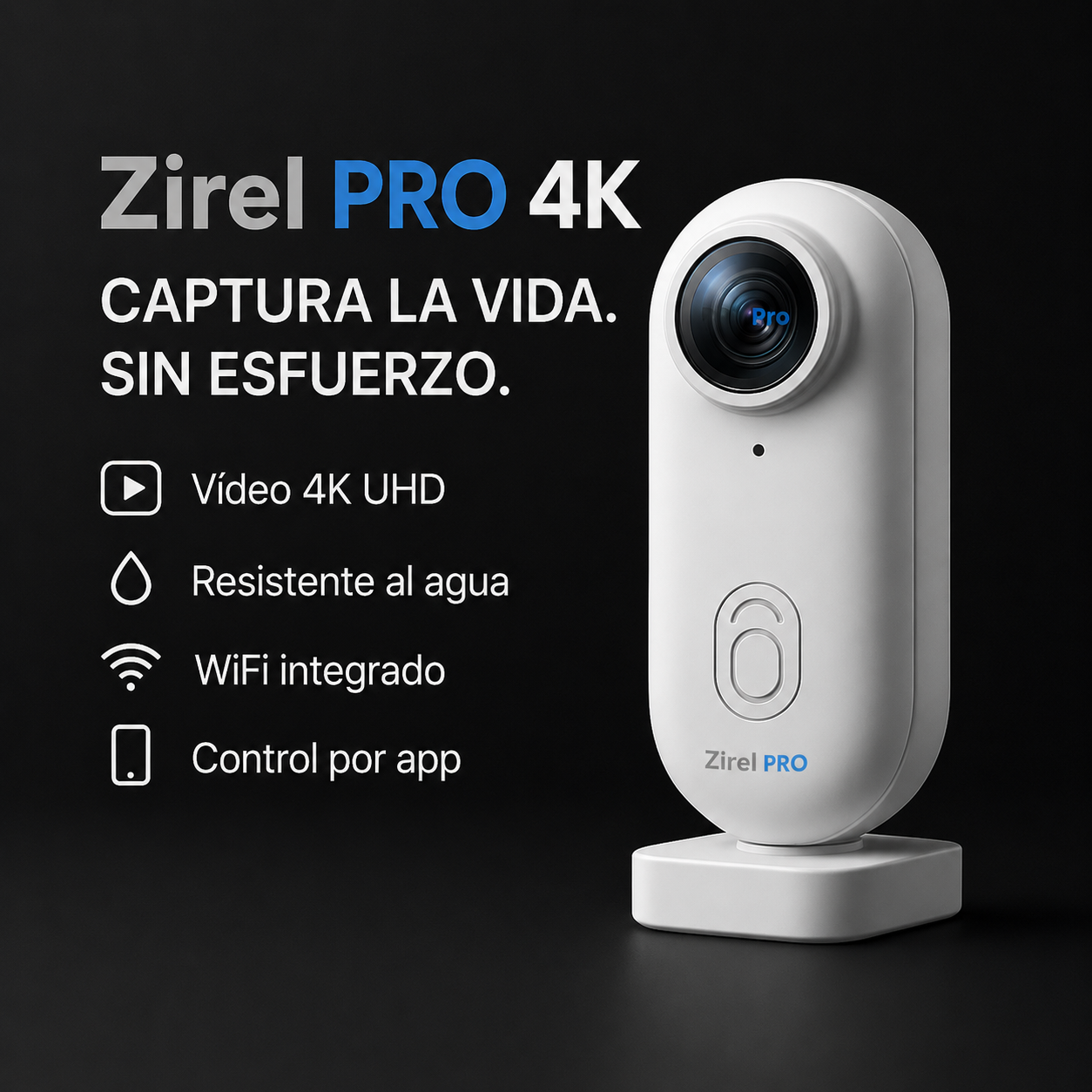 Mini Cámara de Acción 4K - Zirel PRO
